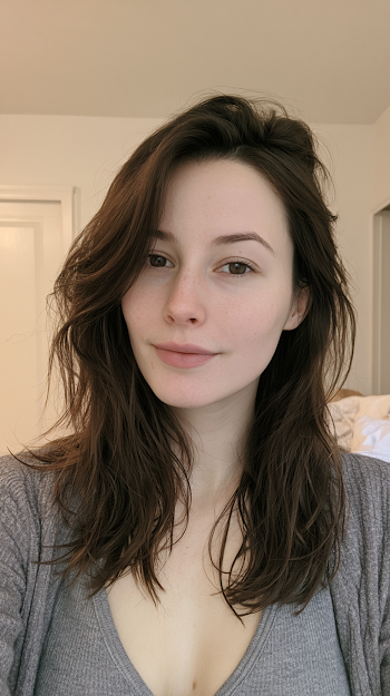 Natural Portrait of a Young Woman