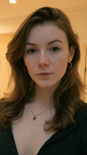 Natural Portrait of a Young Woman