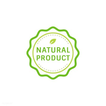 Natural product stamp badge illustration | Free stock vector - 463406