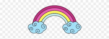 Natural Rainbow With Cloud Design - Natural Rainbow With Cloud Design