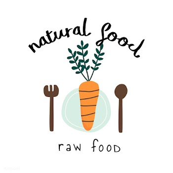 Natural raw food logo vector | Free stock vector - 538018