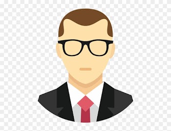 Natural Receding - Bald Man With Beard And Glasses