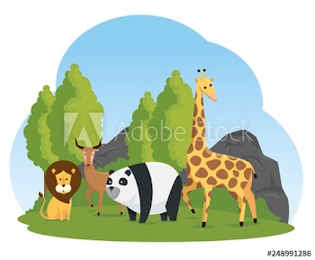 natural safari reserve to wild animals