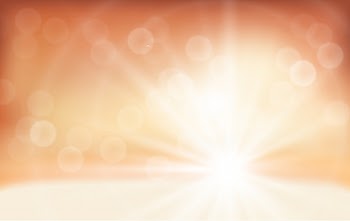 Natural with bokeh effect Free Vector