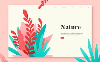Nature and plants informational website graph.. | Free stock vector - 458357