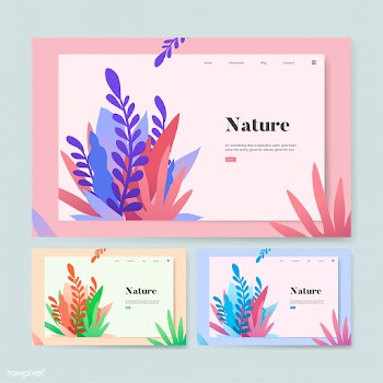 Nature and plants informational website graph.. | Free stock vector - 458384