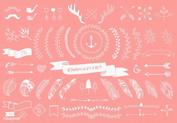 Nature antler arrow | Free stock vector - 1963