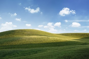 Nature background, green hills & | Free Photo - rawpixel