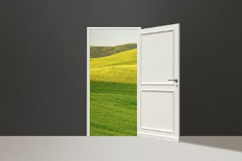 Nature behind door background, abstract | Free Photo - rawpixel