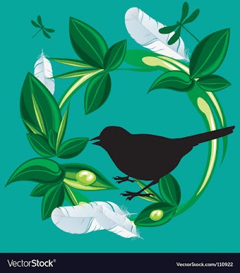 Nature bird vector image