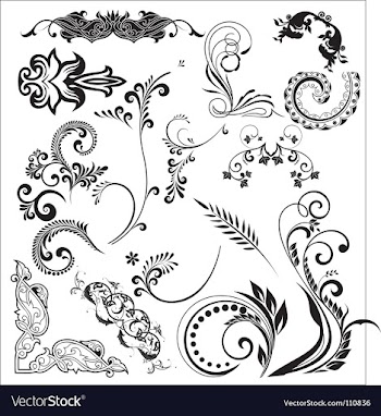 Nature elements vector image
