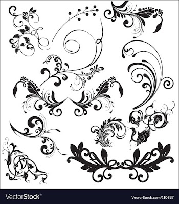Nature elements vector image