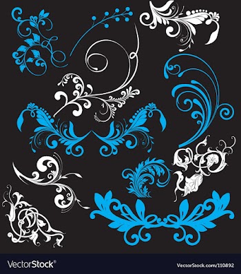 Nature elements vector image