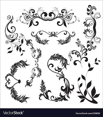 Nature elements vector image