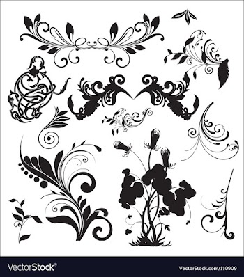 Nature elements vector image