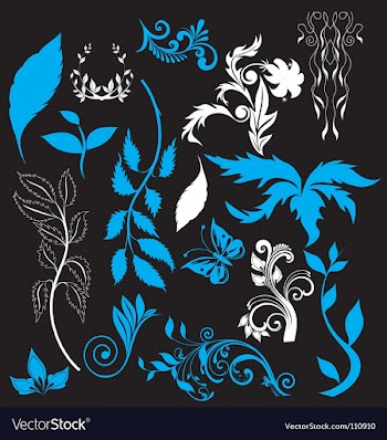 Nature elements vector image