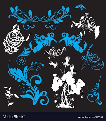Nature elements vector image