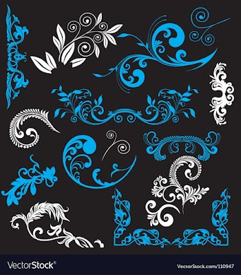 Nature elements vector image
