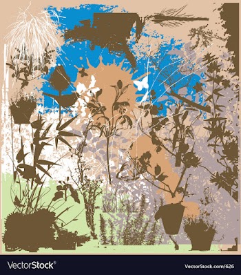 Nature grunge elements vector image
