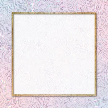 Nature holographic frame psd pattern remix from artwork by William Morris