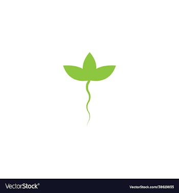 nature icon green leaf design logo