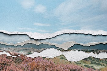Nature image in torn paper style | Free stock illustration | High Resolution graphic