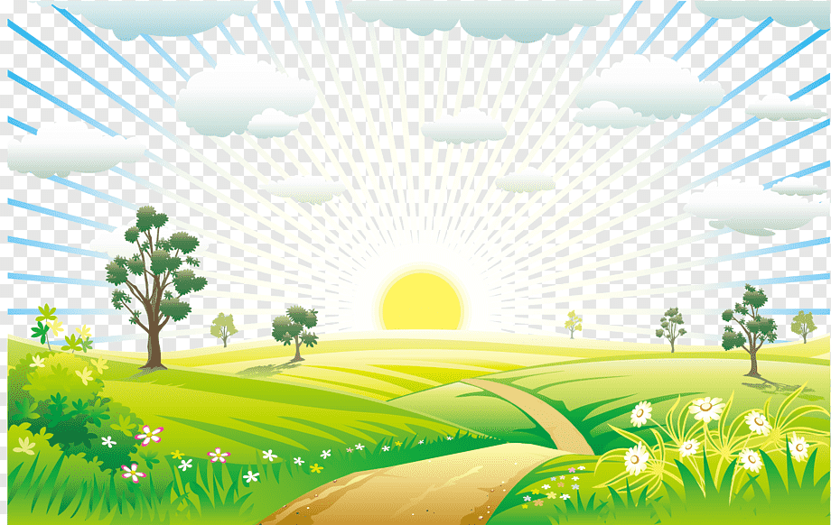 Nature Landscape Euclidean, Sunrise Landscape, cloud, computer Wallpaper, grass png