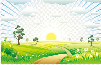 Nature Landscape Euclidean vector - Sunrise Landscape 