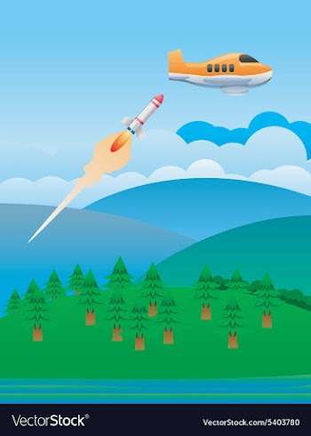 Nature landscape vector image