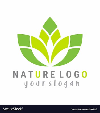 Nature logo vector image