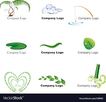 Nature logos vector image