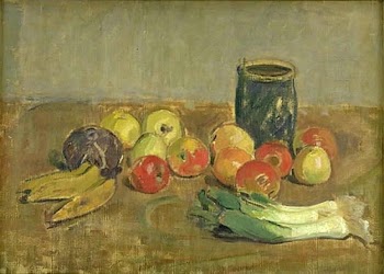 Nature morte.Apples, leeks, bananas, and | Free Photo - rawpixel