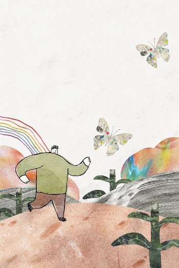 Nature paper collage background, cute | Free Photo Illustration - rawpixel