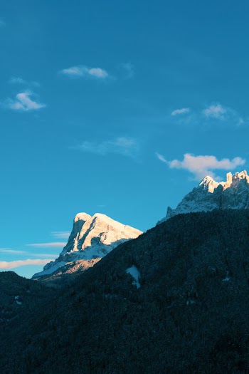 Nature Photography Of Snow Capped Mountain