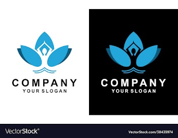 nature spa logo template design creative