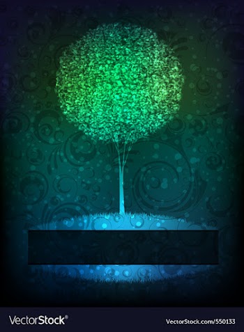 Nature theme vector image