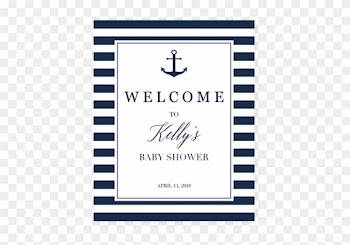 Nautical Baby Shower Welcome Sign Printable - Message In A Bottle Baby Shower Template