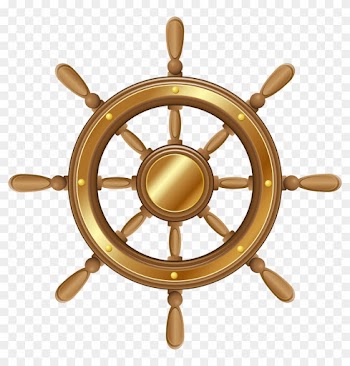 Nautical Clip Art, Perfect For Diy Creative Projects - Boat Steering Wheel Png