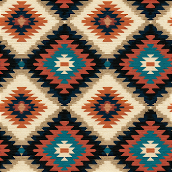 Navajo-Inspired Geometric Tribal Pattern