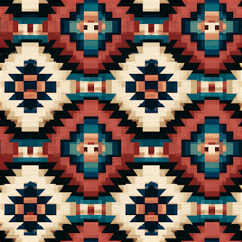Navajo-Inspired Tribal Pattern