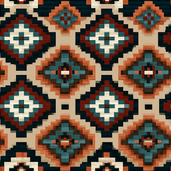 Navajo Tribal Geometric Pattern