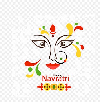 Navaratri Durga Puja Greeting card Dussehra Festival - India Dussehra 