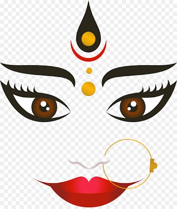 Navaratri Durga Puja Happiness - India face 