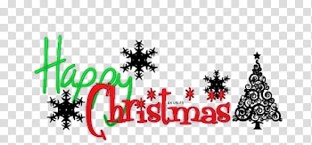 Navidad, Happy Christmas graphic transparent background PNG clipart
