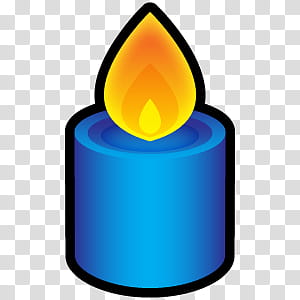 Navidad, lighted blue pillar candle illustration transparent background PNG clipart