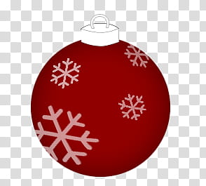 Navidad, red and pink Christmas bauble transparent background PNG clipart
