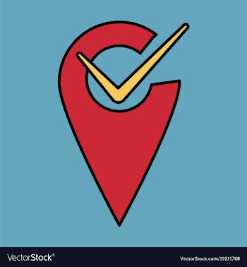 Navigation geolocation icon in flat design on vector image