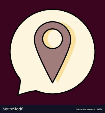 Navigation geolocation icon in flat design on vector image