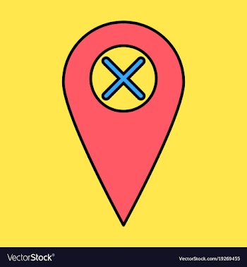 Navigation geolocation icon in flat design on vector image