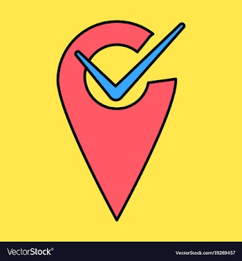 Navigation geolocation icon in flat design on vector image